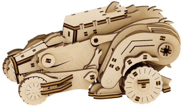 Mr. Playwood 3D Puzzle Transformer "Dinocar"